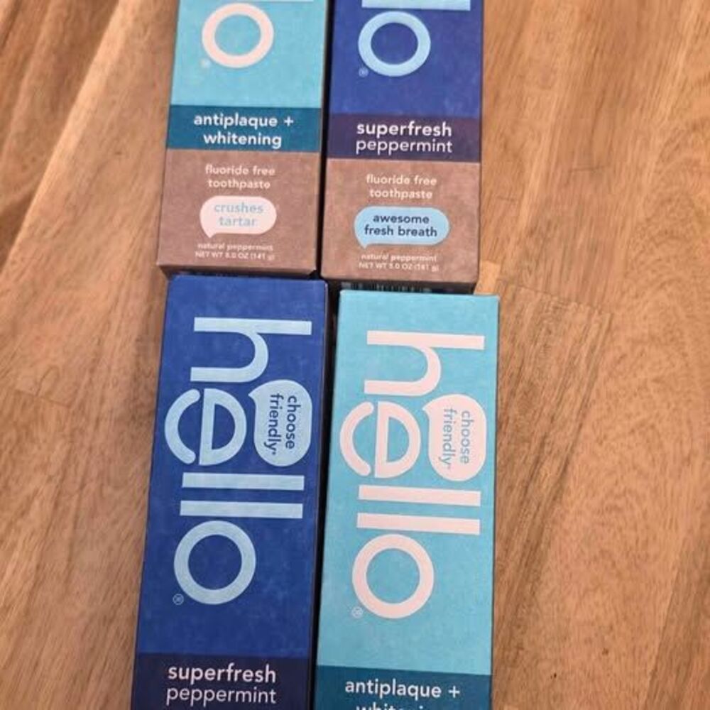 4 Pack Hello Toothpaste Fluoride Free - Picture 2 of 4